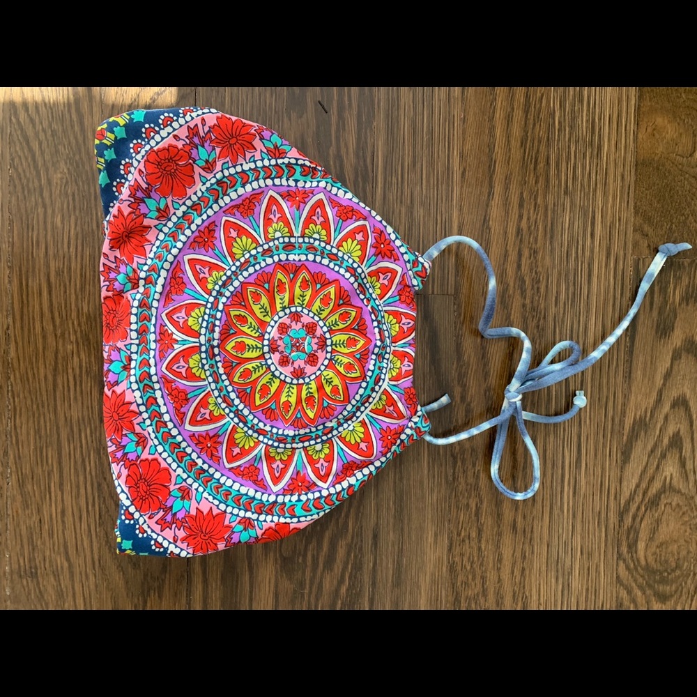 Halter top swim suit. Reversible